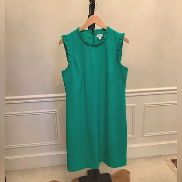 J. Crew Factory Dresses & Skirts - J Crew Factory Ruffleneck  Suit Dress size 12